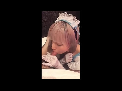 ❤️ 日本のアイドル「まゆか」、フレンチメイドのコスプレ、その1、ローションでフェラチオ、自慰行為 ❤ ポルノvk ❌️❤